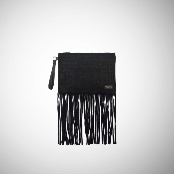 Pochette con frange sale