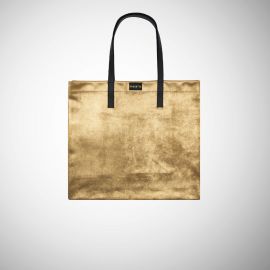 Shopping Bag Frasette in pelle oro vintage M 