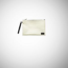 Pochette Frasette in sky bianco stampa cocco 