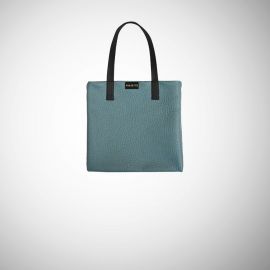 Shopping Bag Frasette in pelle ottanio stampa elefante S