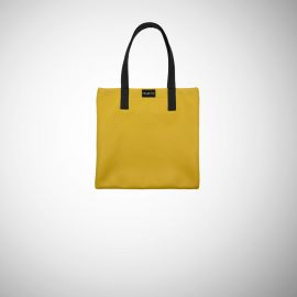 Shopping Bag Frasette in pelle gialla stretch S