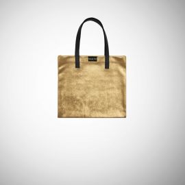Shopping Bag Frasette in pelle oro vintage S