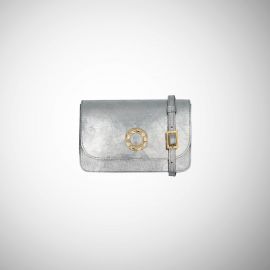 Marsupio Frasette in pelle argento TU