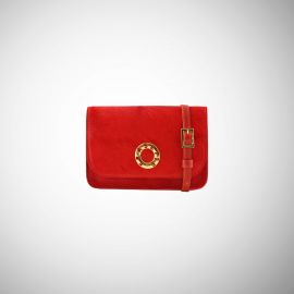 Marsupio Frasette in pelle cavallino rosso