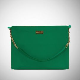 Work Bag Frasette in pelle verde smeraldo