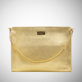 Work Bag Frasette in pelle dollaro oro