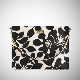 Work Bag Frasette in pelle scamosciata bianca fiori TU