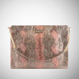 Work Bag Frasette in pelle oro stampa animalier TU