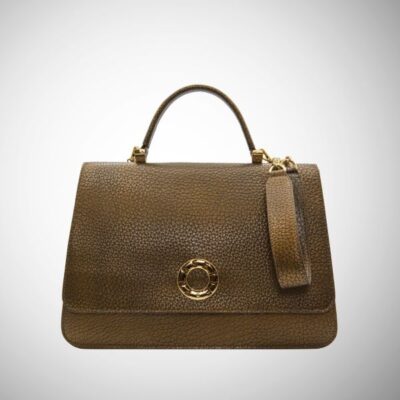 Borsa Frasette in pelle bronzo vintage M