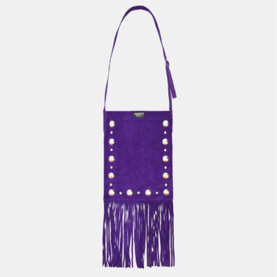 Gipsy Bag in pelle scamosciata viola TU