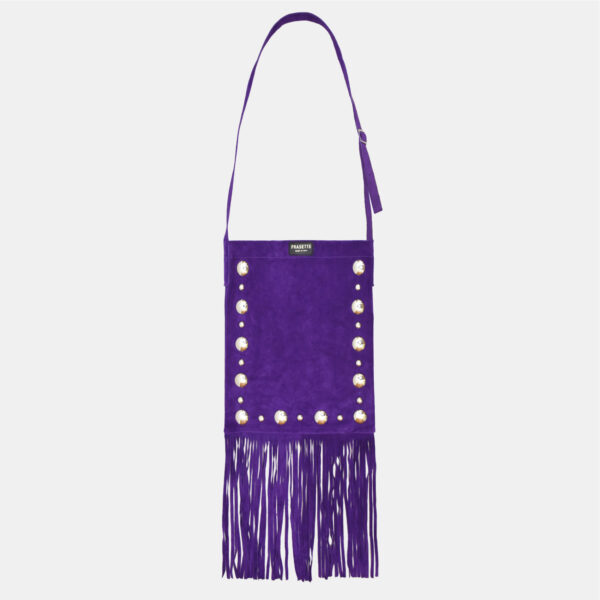 Gipsy Bag in pelle scamosciata viola TU