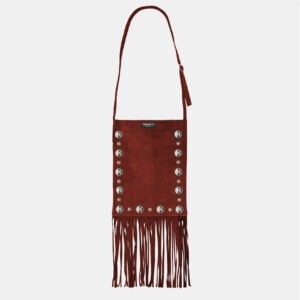 Gipsy Bag in pelle scamosciata bordeaux TU