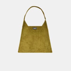 W Bag Frasette in pelle scamosciata senape M