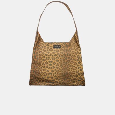 W Bag Frasette in pelle oro maculata M