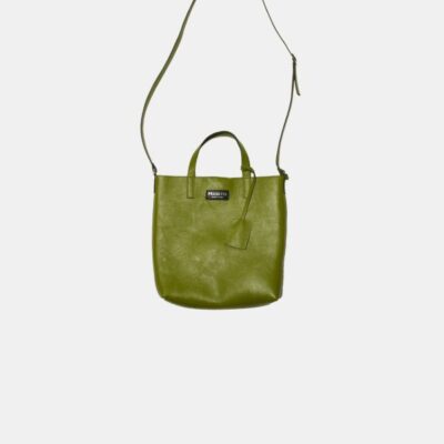 Sack Bag Frasette in pelle verdone S