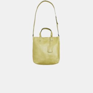 Sack Bag Frasette in pelle lime S