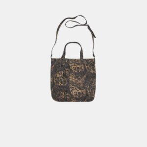 Sack Bag Frasette in pelle stampa leopardo S