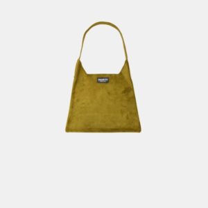 W Bag Frasette in pelle scamosciata senape S