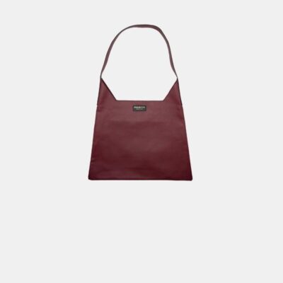 W Bag Frasette in pelle bordeaux S