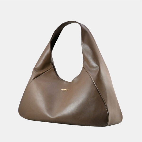 Hobo bag Frasette in pelle marrone L - immagine 2