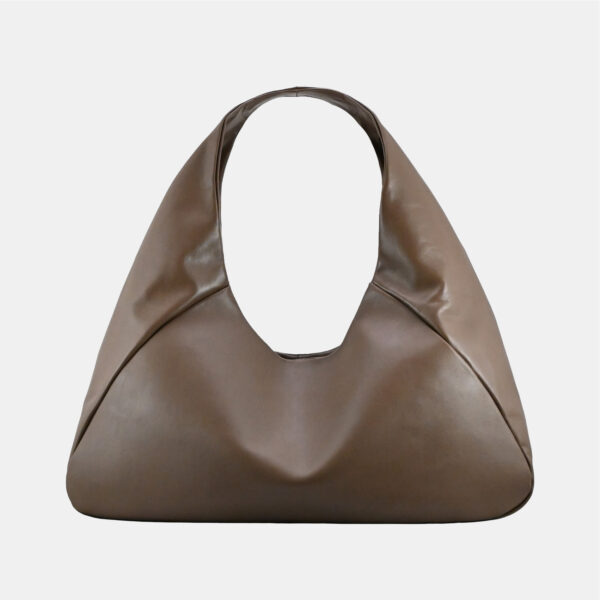 Hobo bag Frasette in pelle marrone L - immagine 3