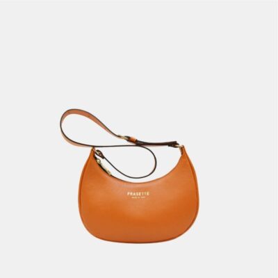 Hobo bag Frasette in pelle arancione S