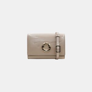 Marsupio Frasette in pelle vernice crema TU