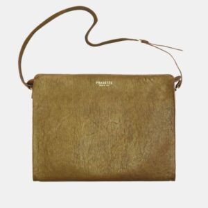 Work Bag Frasette in pelle caffè stampa elefante TU