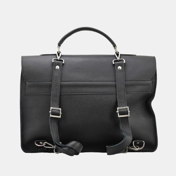 Cartella Frasette in pelle nera dollaro L - immagine 4